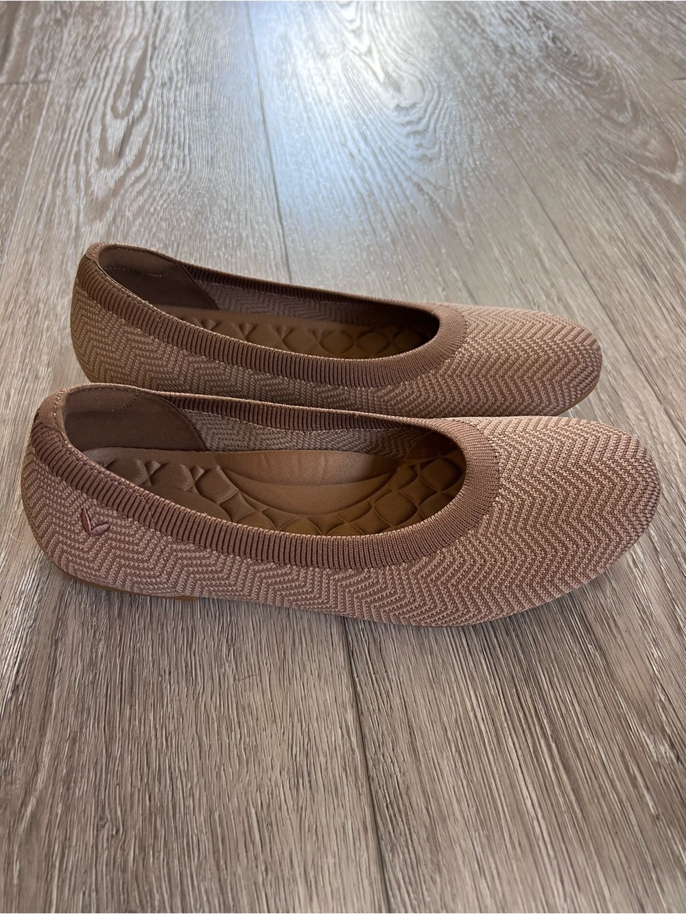 Vivaia Round-Toe Flats (Claire) in Espresso Brown - Picture 11 of 16